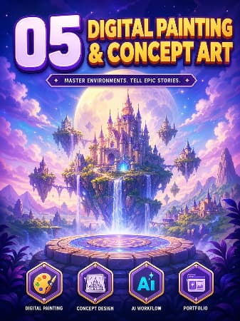 AI DIGITAL PAINTING & CONCEPT ART (AI INTEGRATION)